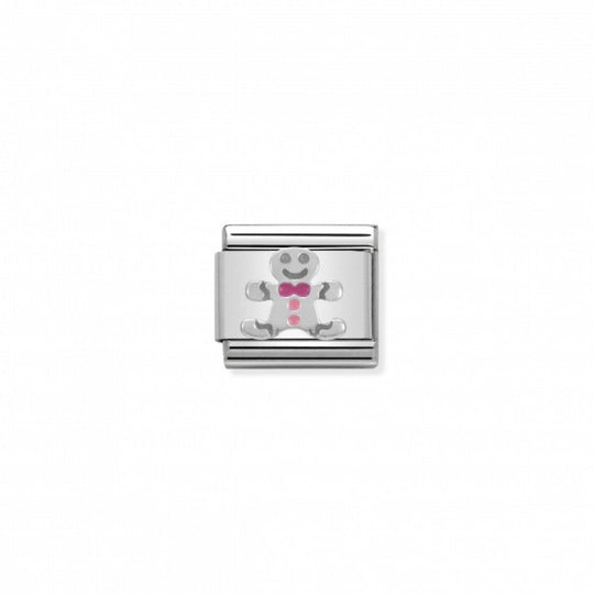 Nomination Composable Silver GINGERBREAD MAN Charm 330204/09
