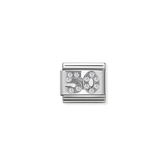 Nomination Composable Silver CZ 50 Charm 330304/23