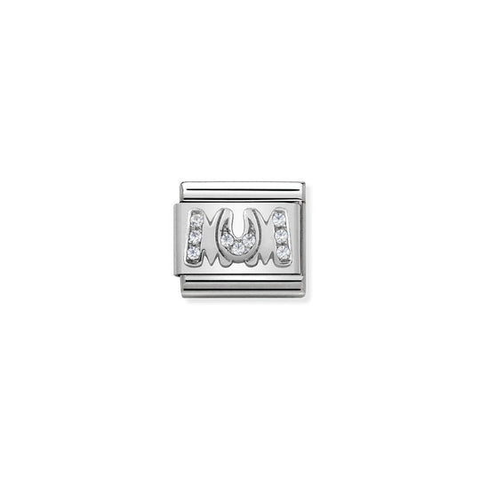 Nomination Composable Silver CZ Mum Charm 330316/08