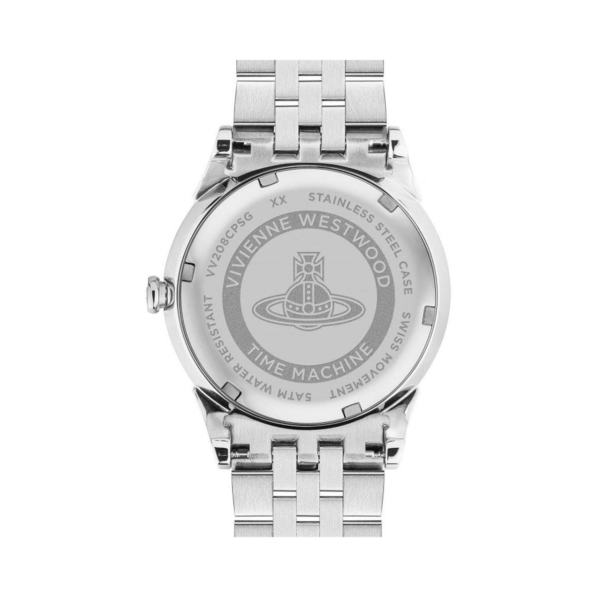 The Vivienne Westwood Ladies Wallace gold dial bracelet watch, a gold plated stainless steel watch from Vivienne Westwood, available at OD’s Jewellers in St Helens.