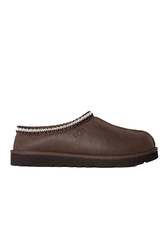 Mens UGG Tasman Burnt Cedar Distressed Slipper