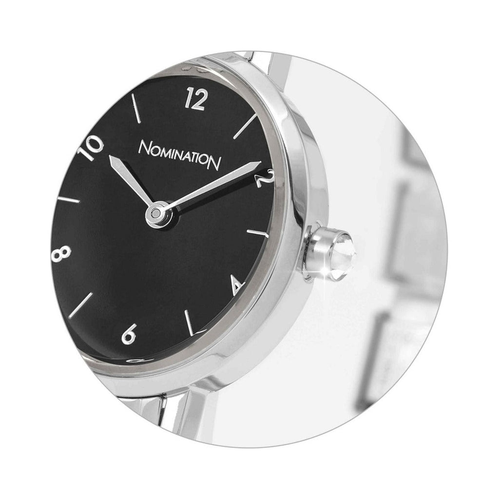Nomination Paris Oval Black Dial Bracelet Watch 076038/012