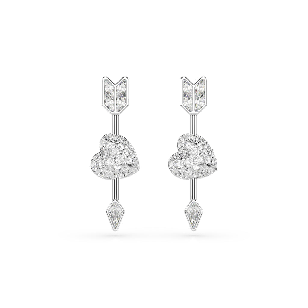 Swarovski Idyllia Heart With Arrow Earrings