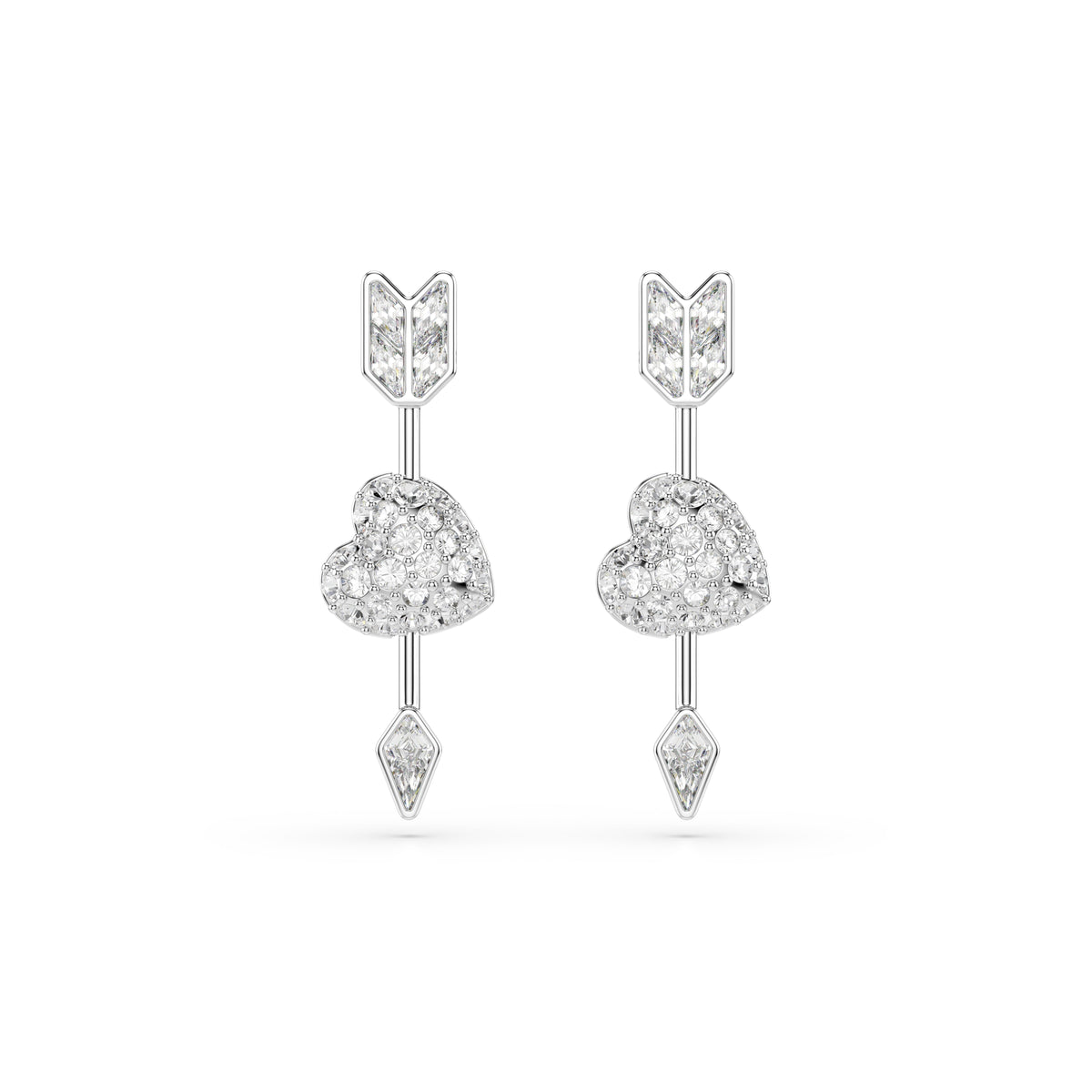Swarovski Idyllia Heart With Arrow Earrings