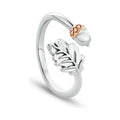 Clogau Oak Leaf Ring Sterling Silver by Clogau