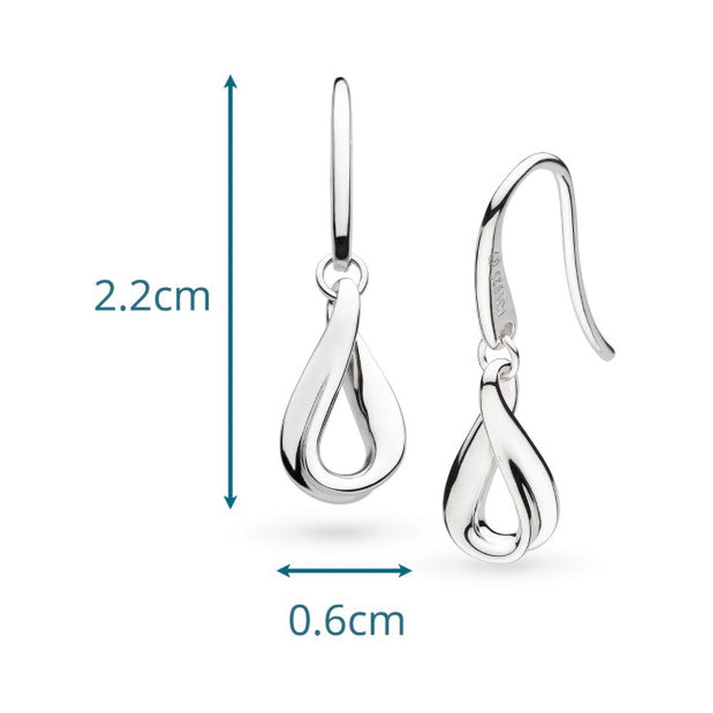 Kit Heath Serenity Loop Dainty Drop Earrings — view 4