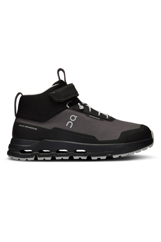 Unisex On Running Kids Cloudhero Mid Waterproof Eclipse | Black