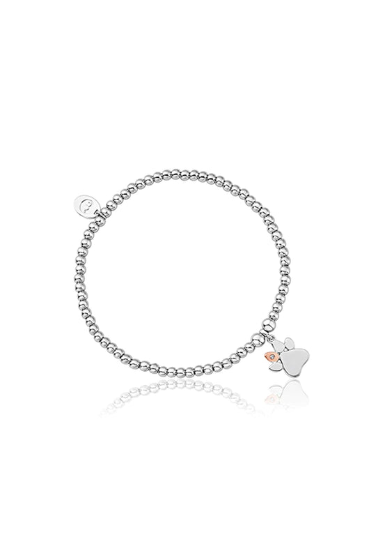 Clogau Sterling Silver Paw Print Affinity Bracelet 3SAFF0224