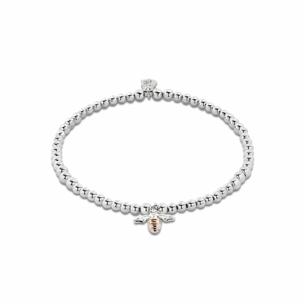 Clogau Sterling Silver Natures Wonder Honey Bee Affinity Bracelet 3SBB15S