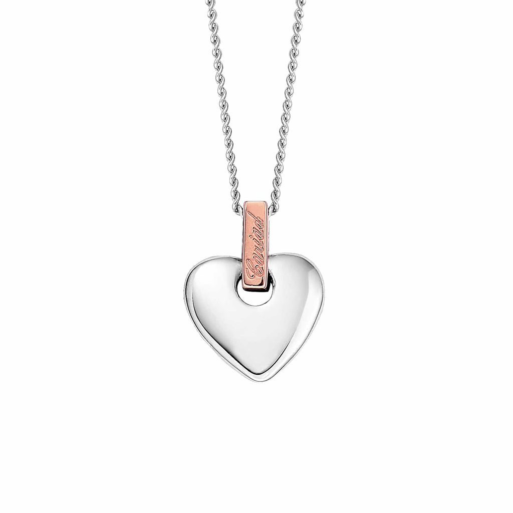 Clogau Sterling Silver Cariad Heart Necklace 3SCA012