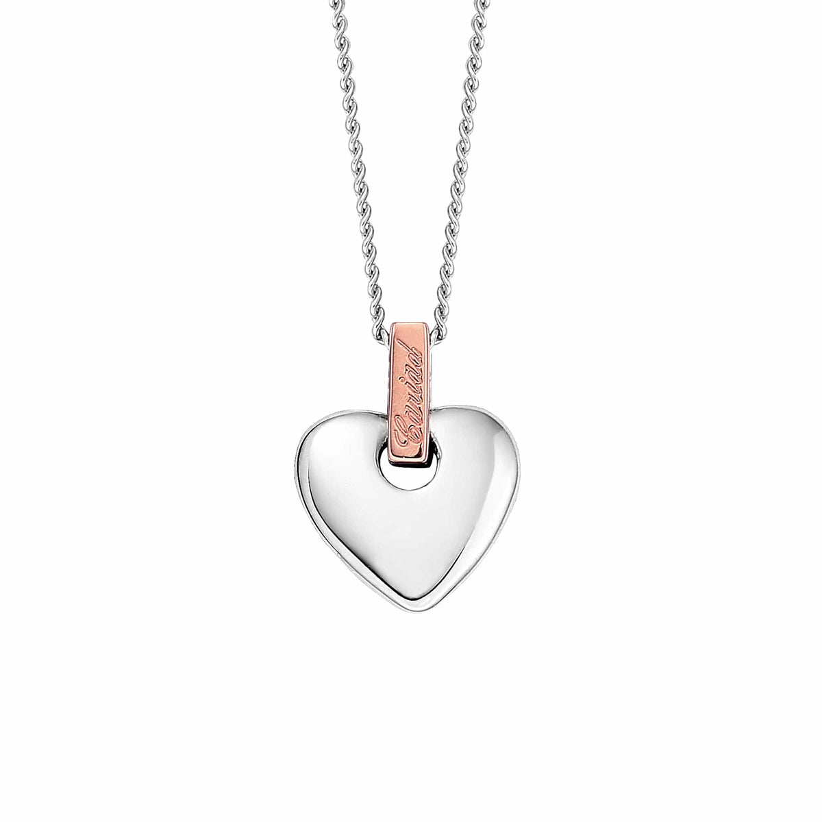 Clogau Sterling Silver Cariad Heart Necklace 3SCA012