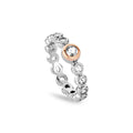 Clogau Celebration White Topaz Tennis Ring in Silver by Clogau