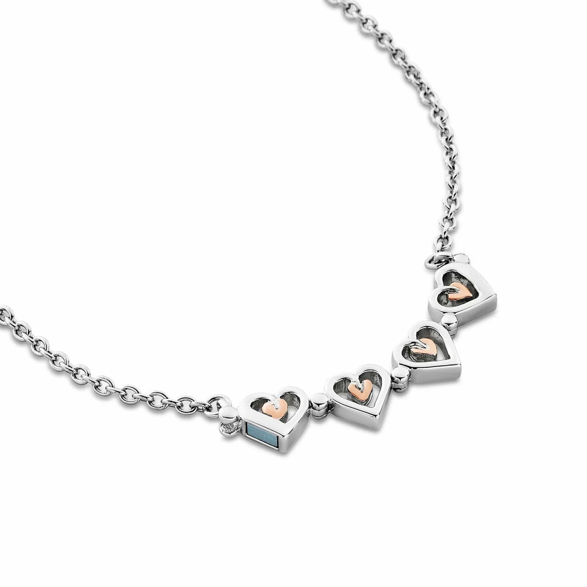 Clogau Tree of Life Heart Bracelet In Sterling Silver by Clogau