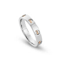 Clogau Insignia Slim Band Ring Sterling Silver by Clogau
