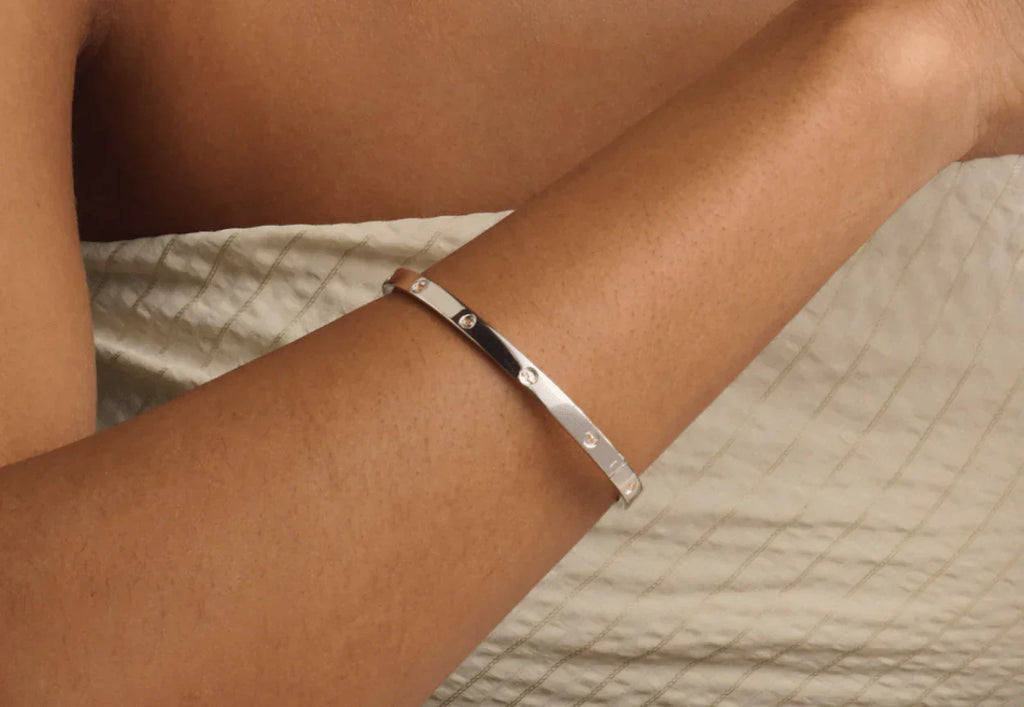Clogau Insignia Slim Bangle Sterling Silver by Clogau