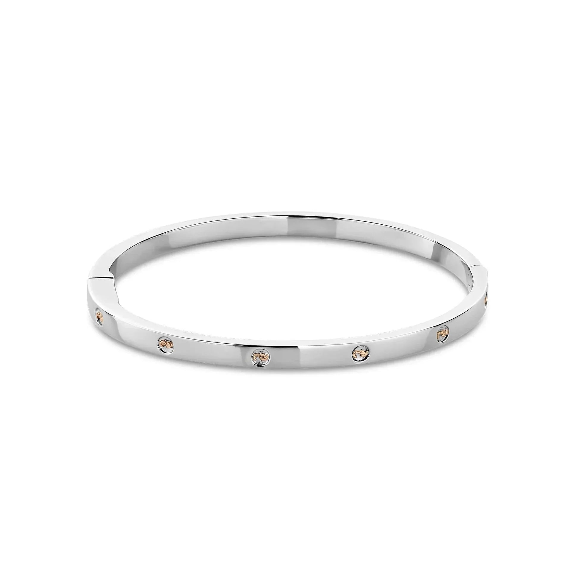 Clogau Insignia Slim Bangle Sterling Silver by Clogau