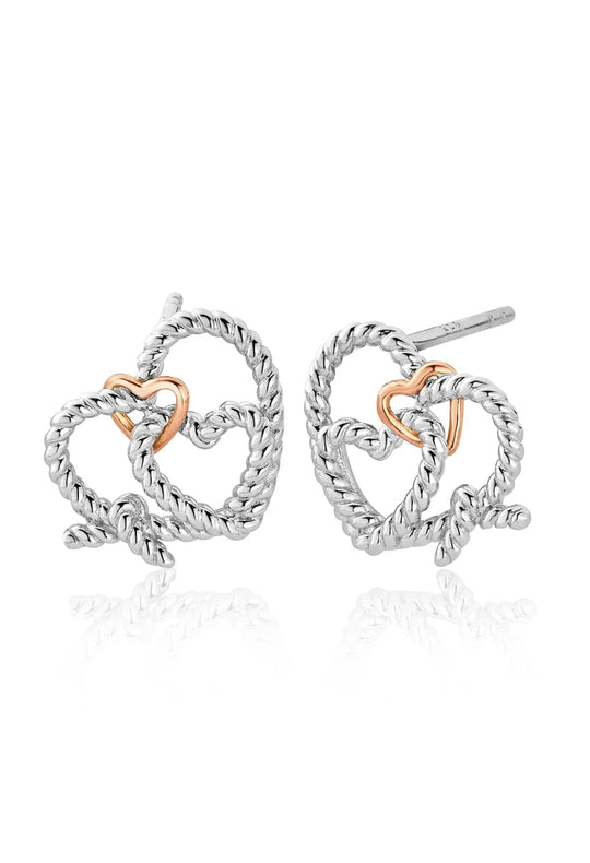 Clogau Forever Yours Sterling Silver Bound Earrings