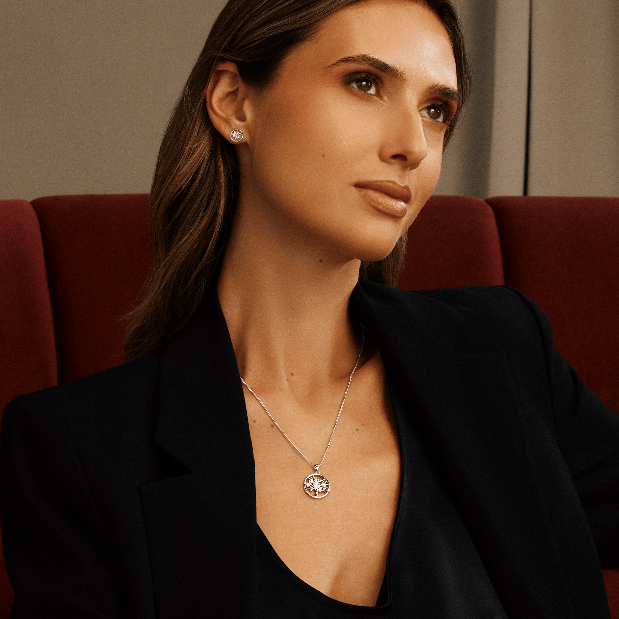Clogau Tree Of Life Pendant In Sterling 3SNTLCP