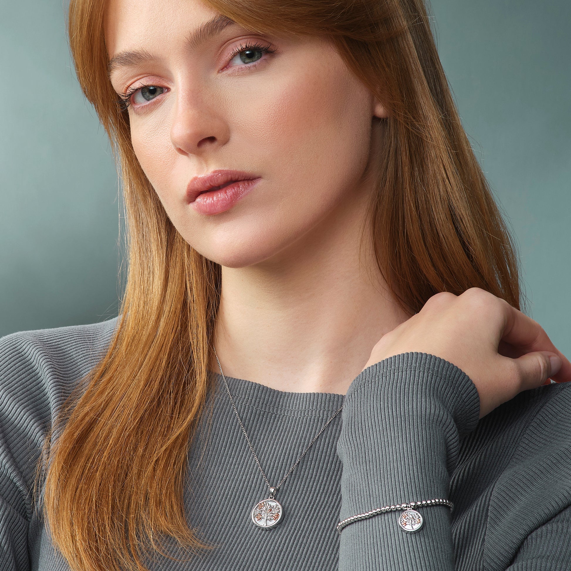 Clogau Tree Of Life Pendant With Mother Of Pearl In Sterling Silver by Clogau