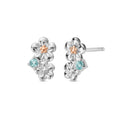 Clogau Silver Forget-Me-Knot Blue Topaz Stud Earring 3SNWO1009