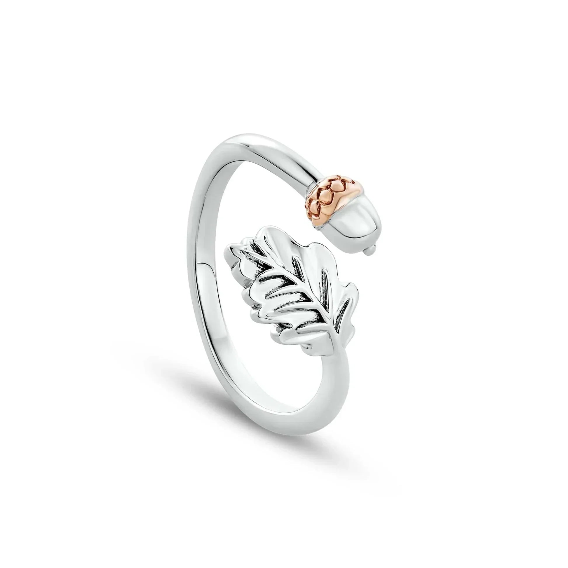 Clogau Oak Leaf Ring Sterling Silver by Clogau