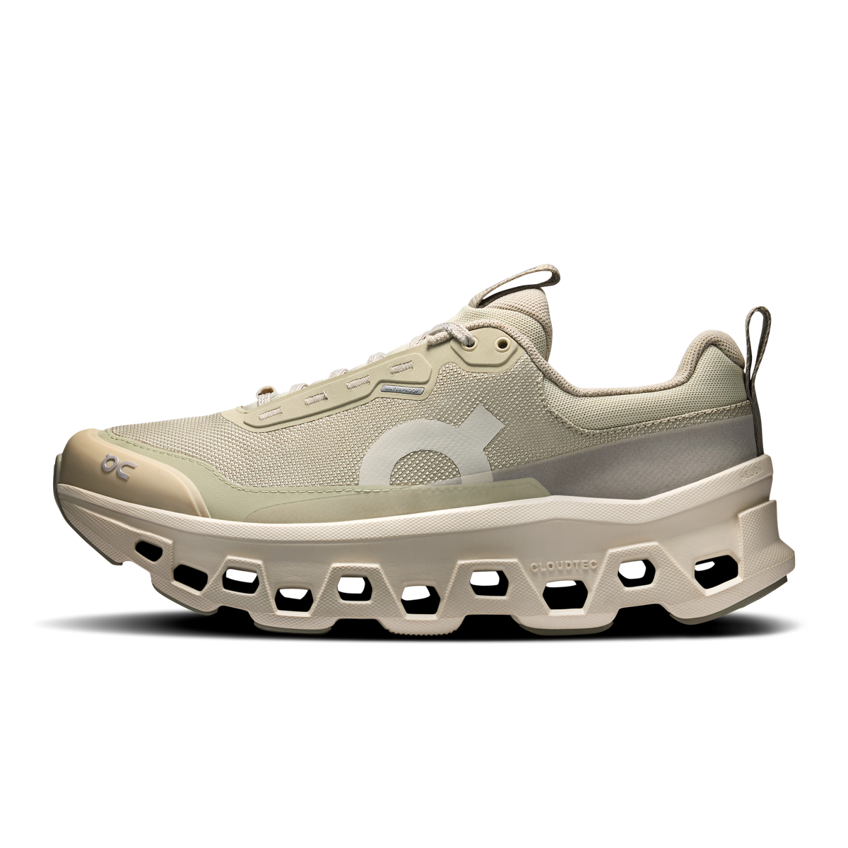 Women's On Running Cloudmonster 1 WP Fen/Grain