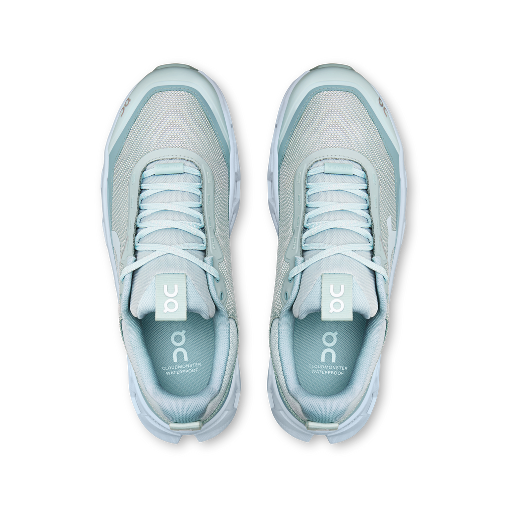Women's On Running Cloudmonster 1 WP Brook/Seaglass