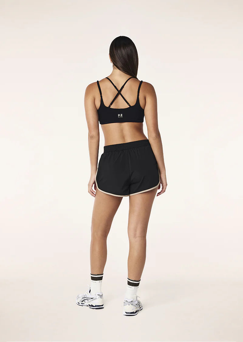 Women's P.E Nation Preset Shorts in Black — view 4