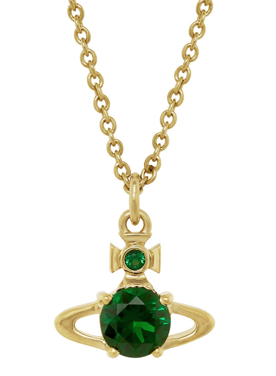 Vivienne Westwood Reina Green CZ Necklace