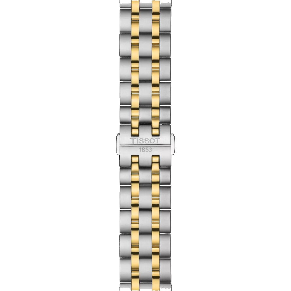 Mens Tissot Classic Dream Silver Baton Dial Bracelet Watch Stainless Steel/Gold Plated by Tissot