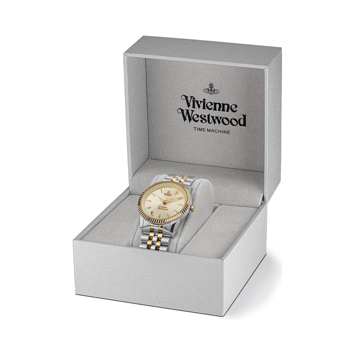 Vivienne Westwood Ladies Seymour Chamagne Dial Bracelet Watch VV240CPSG — view 6