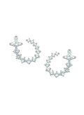 Vivienne Westwood Lydia Aqua CZ Earrings 6203009A-02P775
