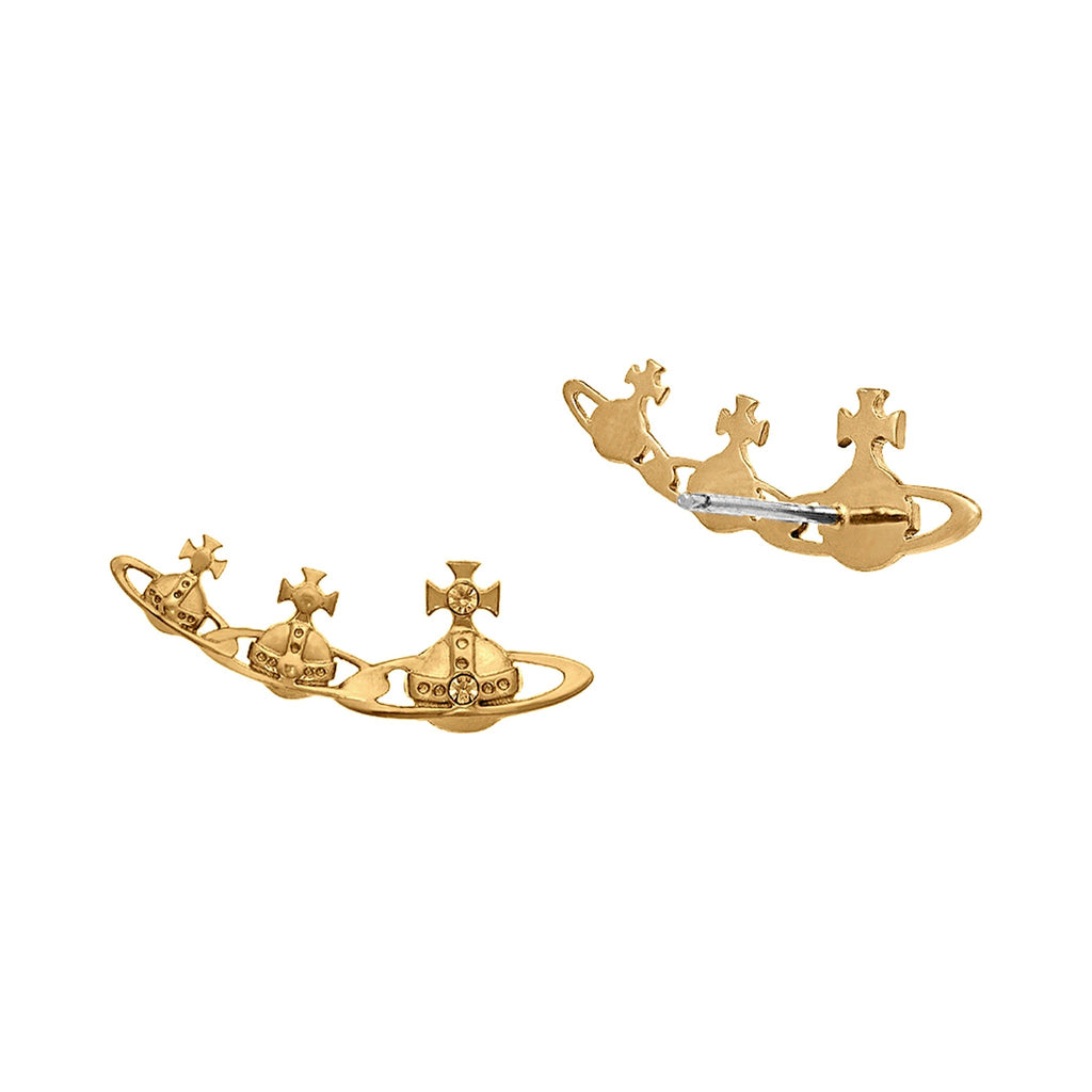 Vivienne Westwood Crystal Candy Earrings, a gold plated jewellery from Vivienne Westwood, at OD’s Jewellers in St Helens.