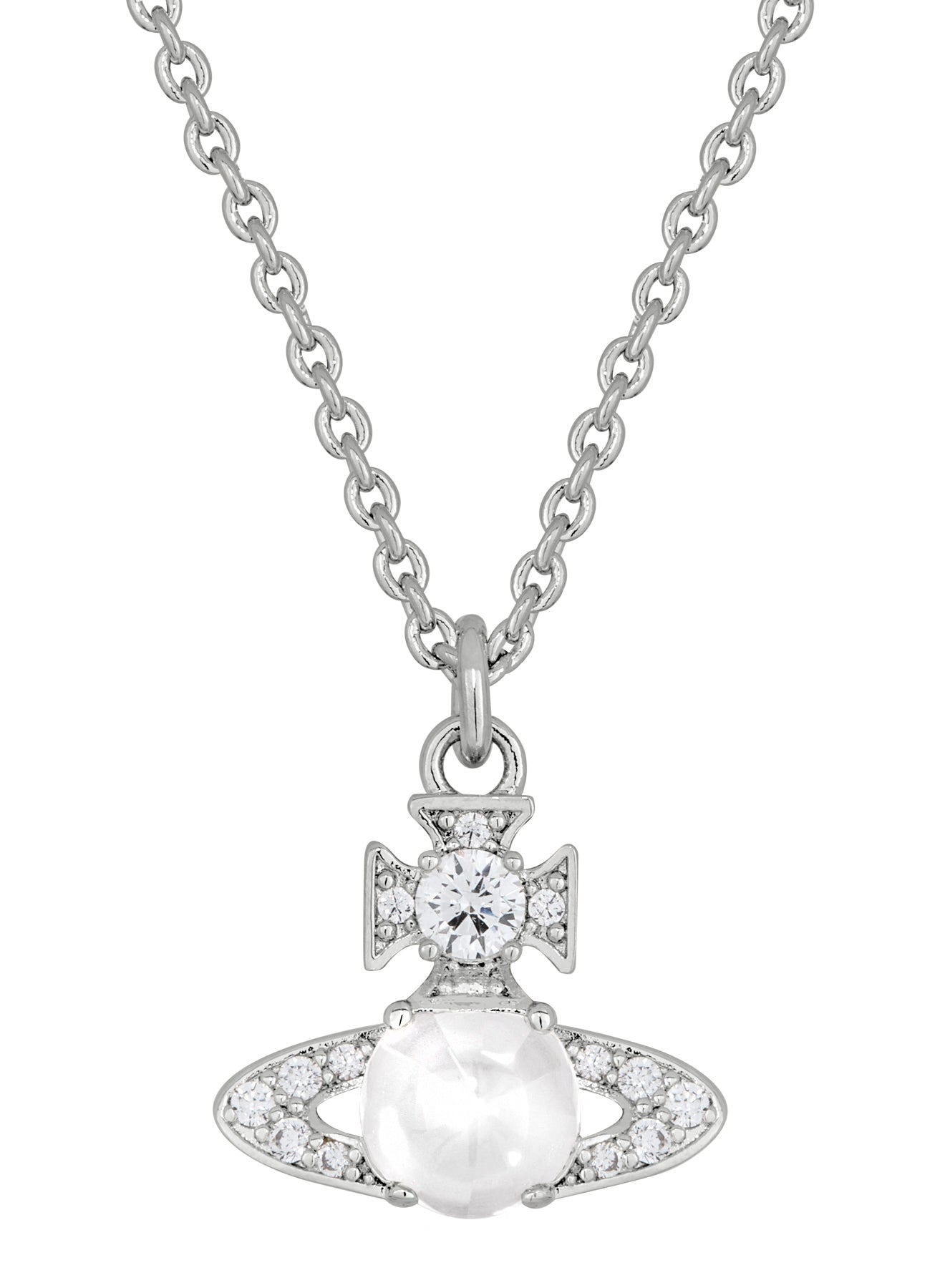 Vivienne Westwood Ondina CZ Necklace 630203JJ-02P102-