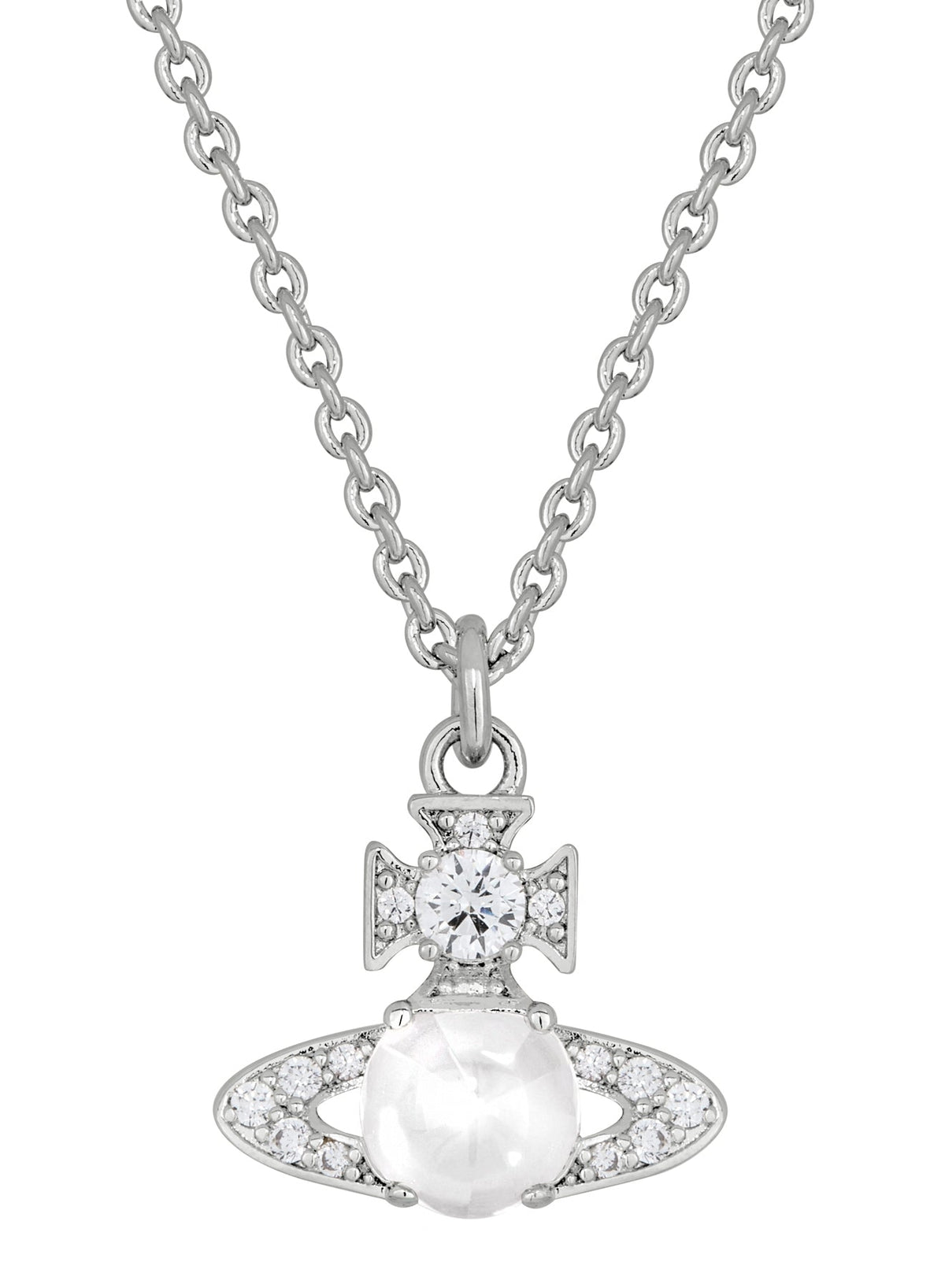 Vivienne Westwood Ondina CZ Necklace 630203JJ-02P102-