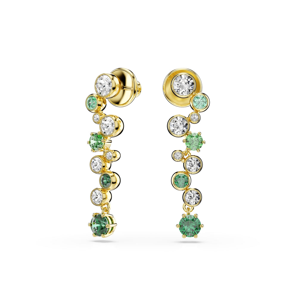 Swarovski Constella Green Drop Earrings — view 2