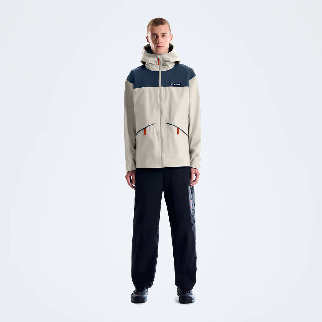 Men's Berghaus Trango Mountain 3000 Jacket in White/Dark Blue