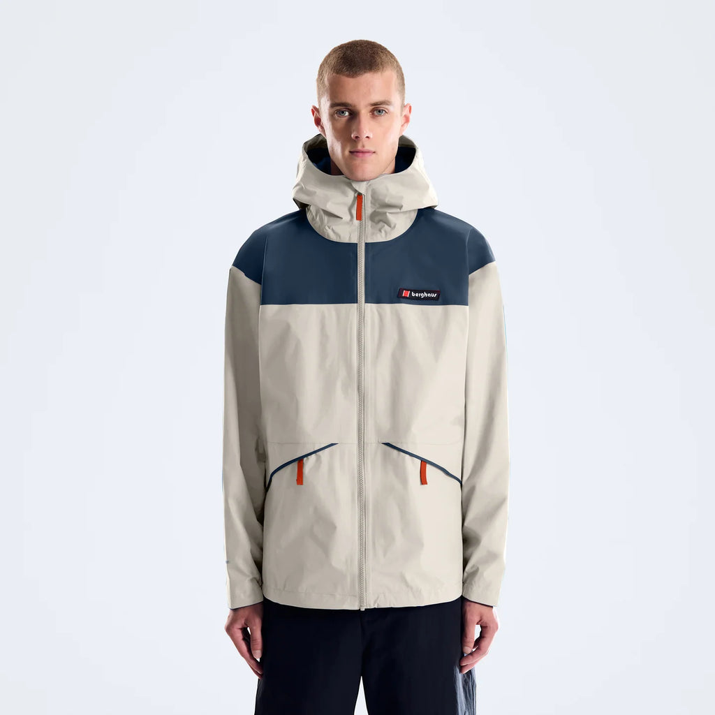 Men's Berghaus Trango Mountain 3000 Jacket in White/Dark Blue
