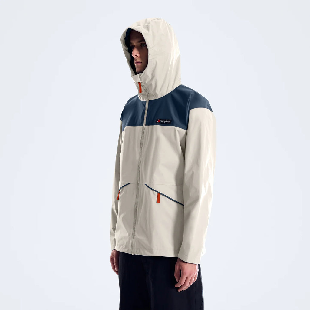 Men's Berghaus Trango Mountain 3000 Jacket in White/Dark Blue