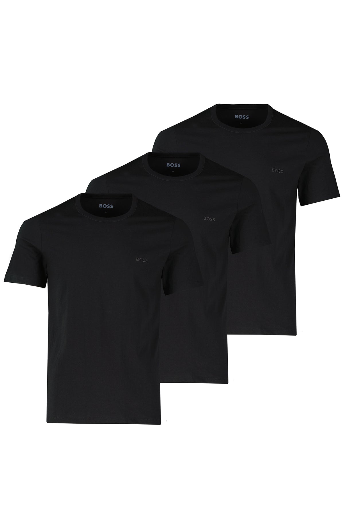 Mens BOSS Black T Shirt RN 3P Classic 3Pack T Shirts - image 5