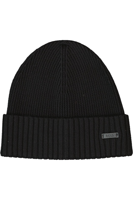 Men's BOSS Black Fati Black Wool Hat