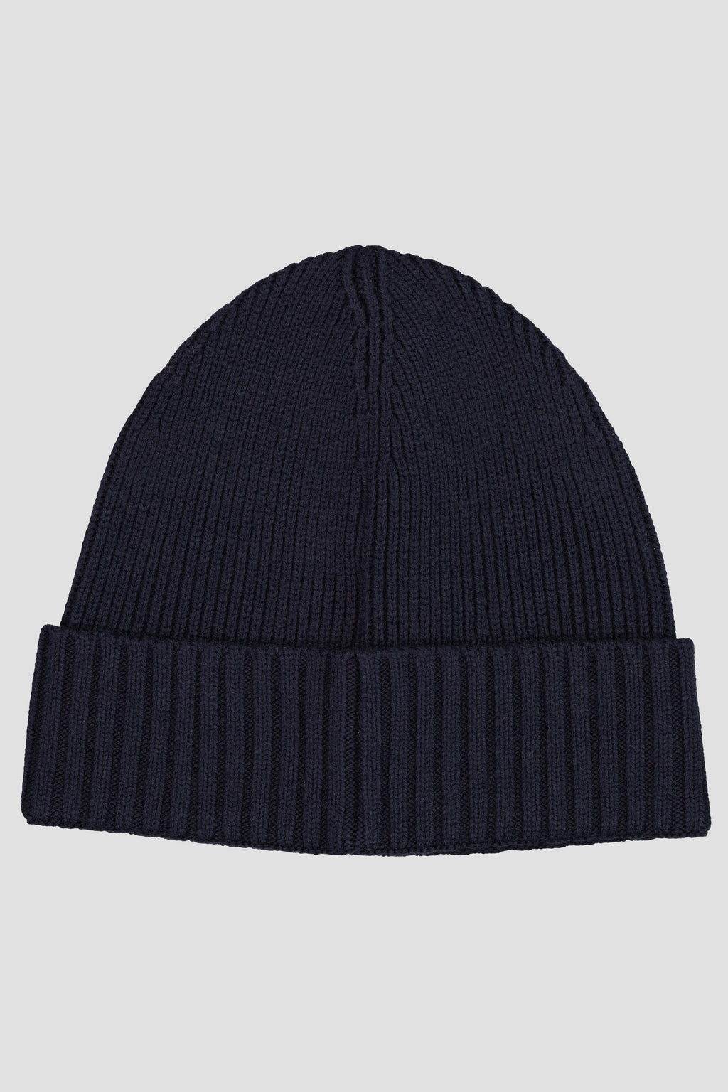 Men's BOSS Black Fati Dark Blue Beanie Hat — view 2