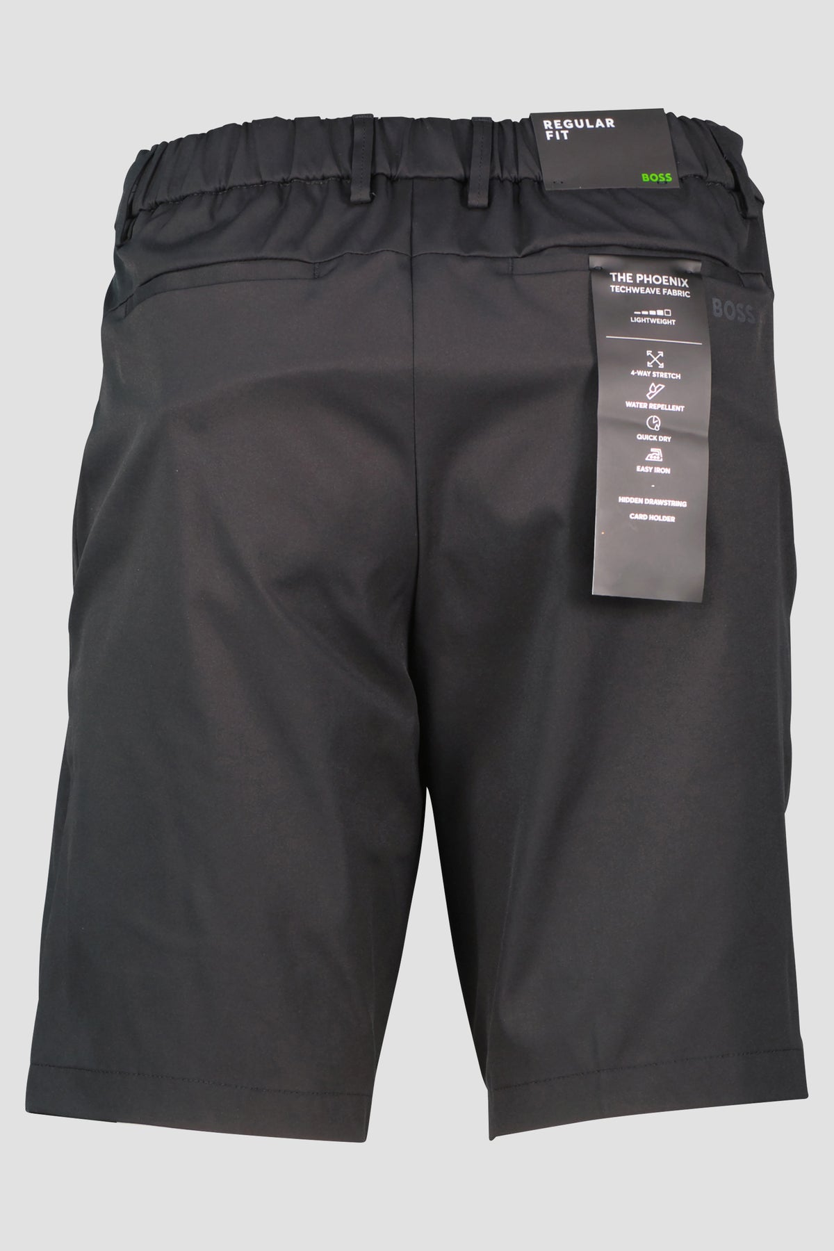 Men's BOSS Green S Phoenix Slim Fit Black Shorts - image 3