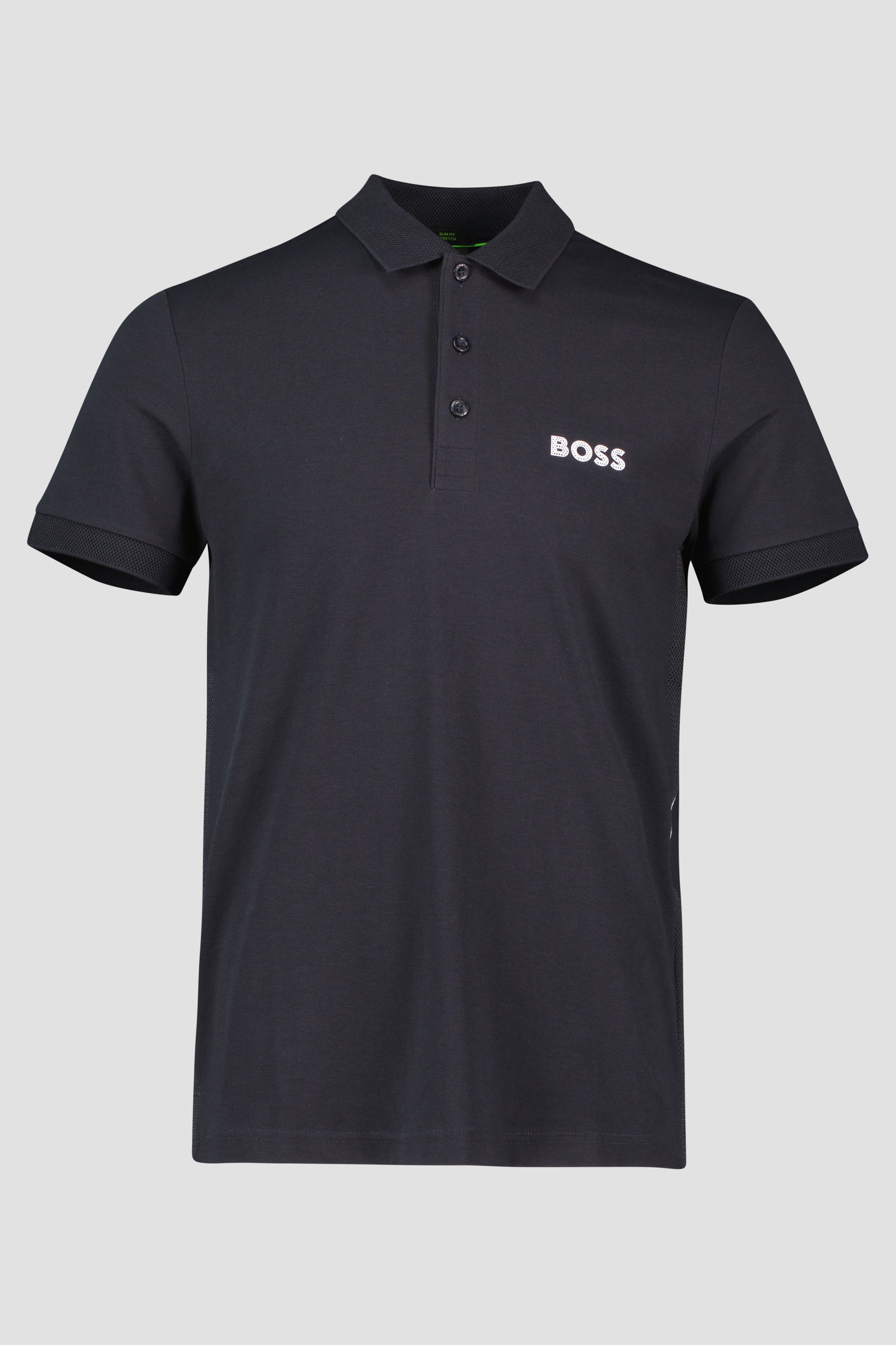 Men's BOSS Green Paule Slim Fit Navy Polo Shirt