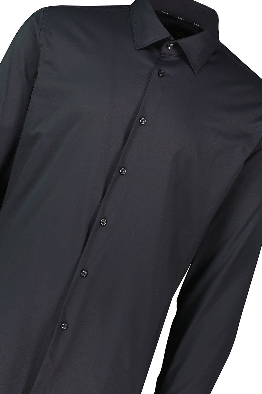Mens BOSS Black P-HANK-kent-C1-222 Black Slim Fit Shirt - image 4