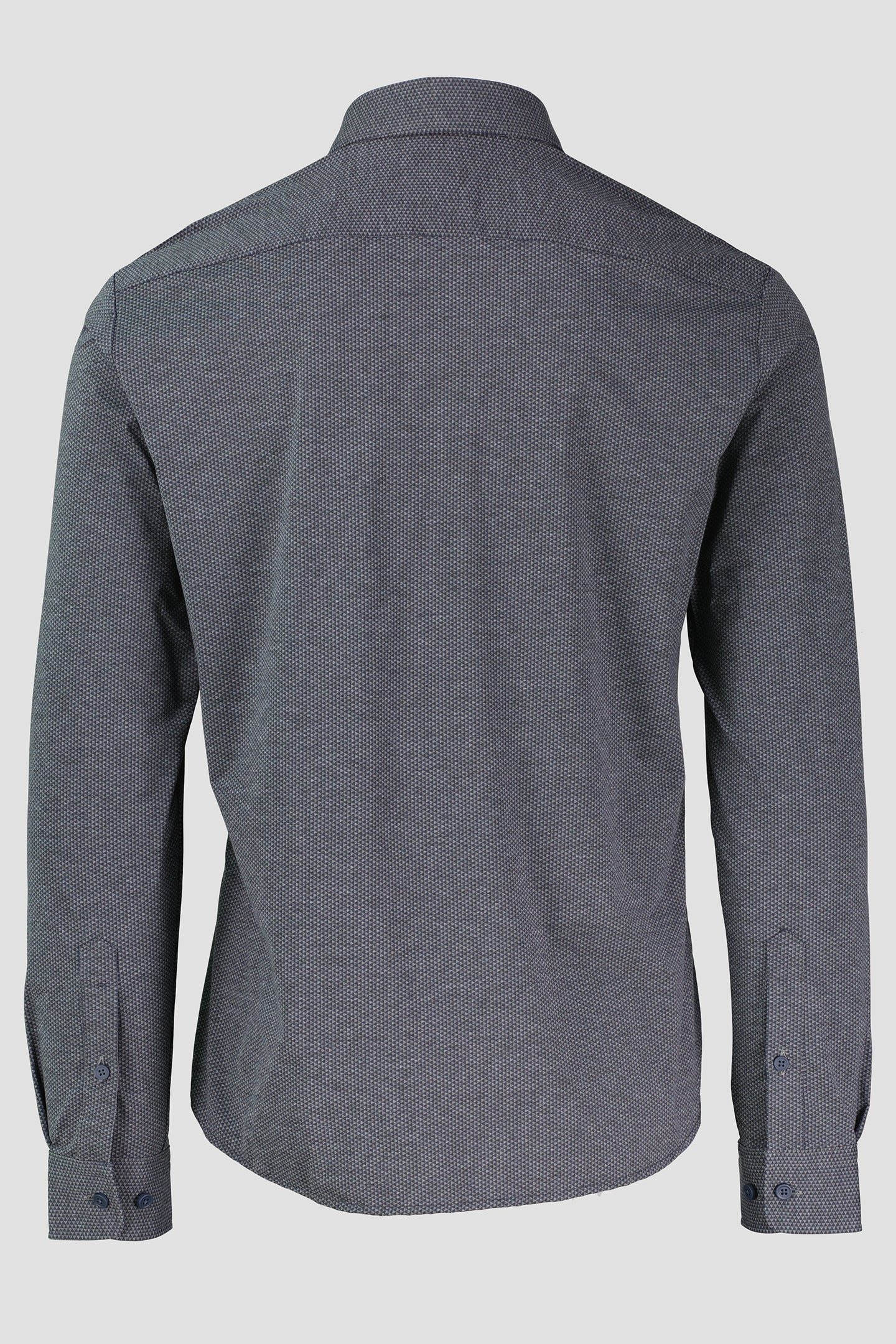 Men's BOSS Navy P-ROAN-kent-C1-233 Slim Fit Shirt - image 3