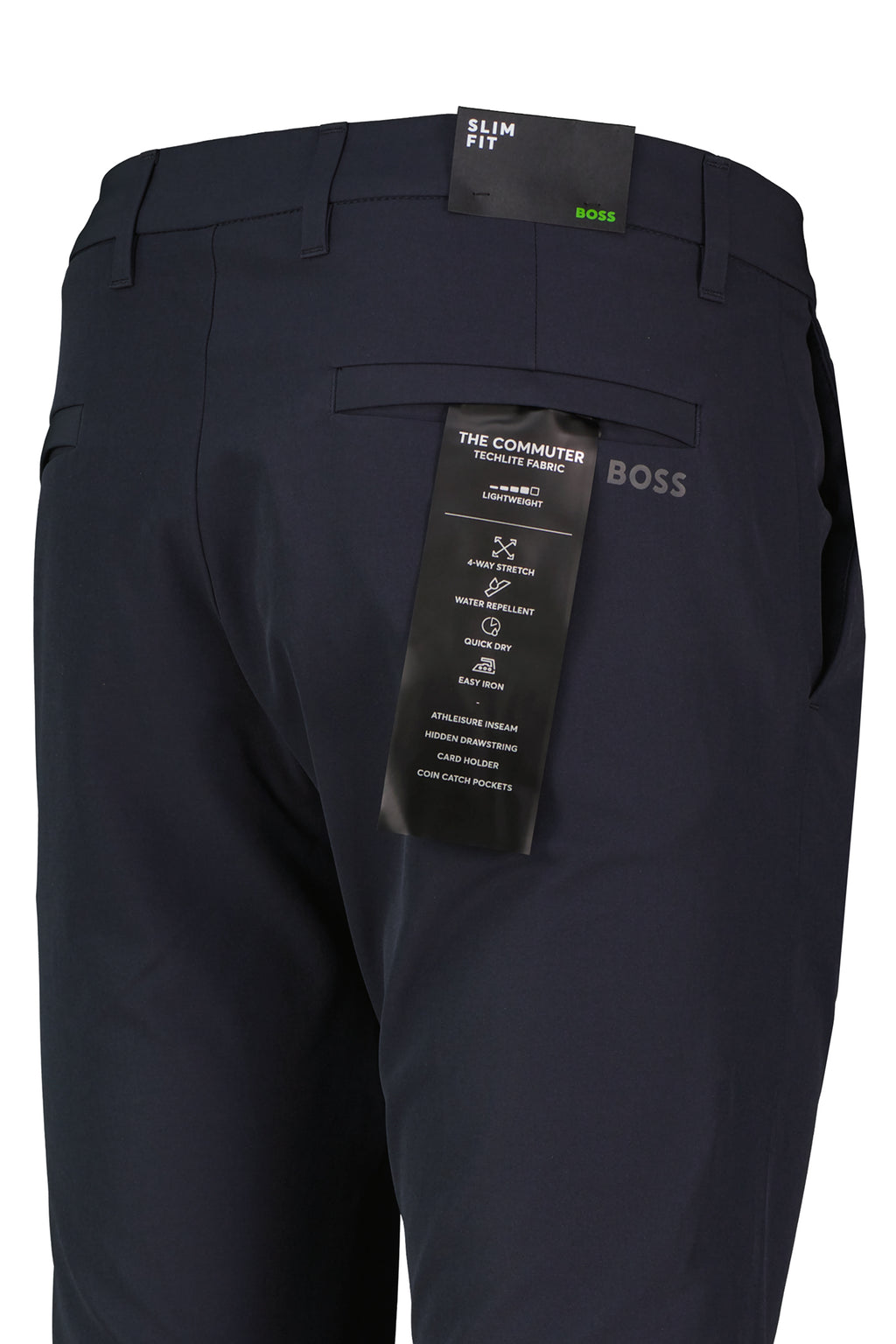 Mens BOSS Green T_Commuter Slim Dark Blue Trouser - image 4