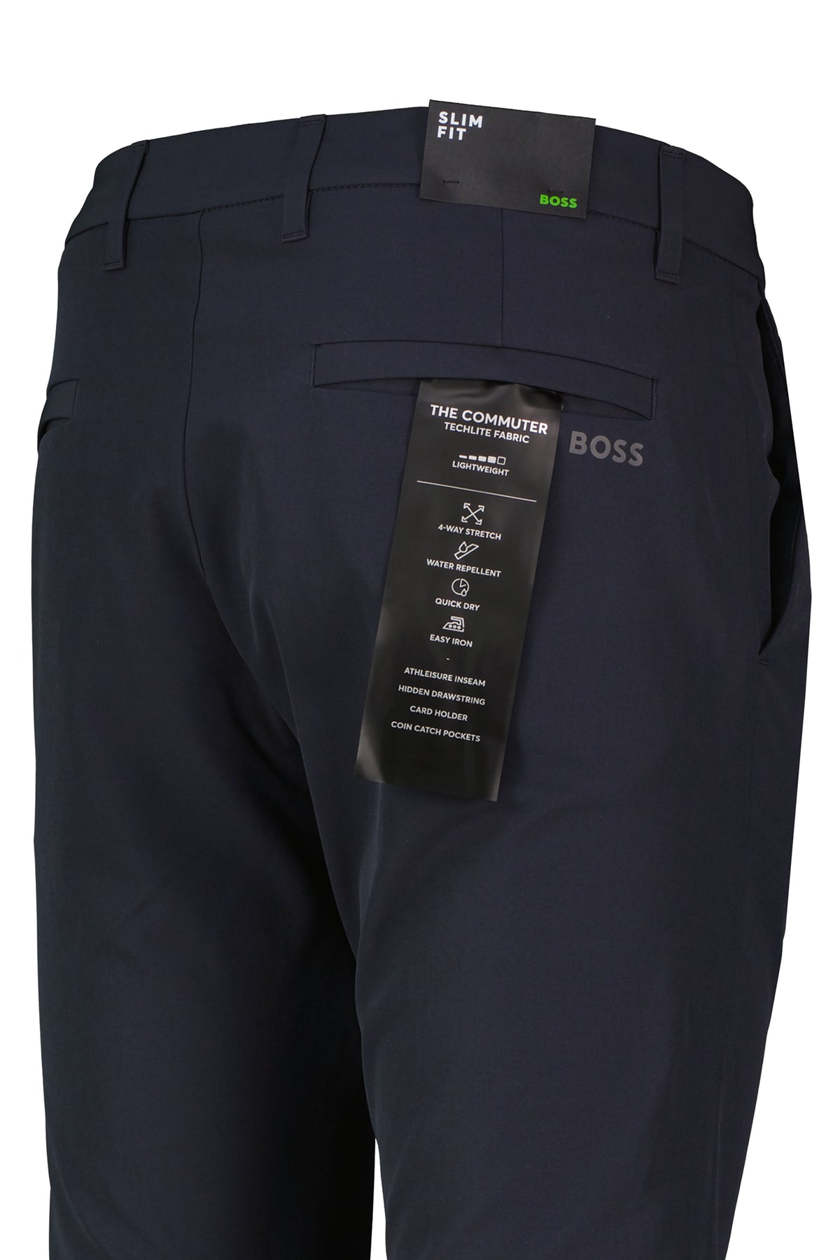 Mens BOSS Green T_Commuter Slim Dark Blue Trouser - image 4