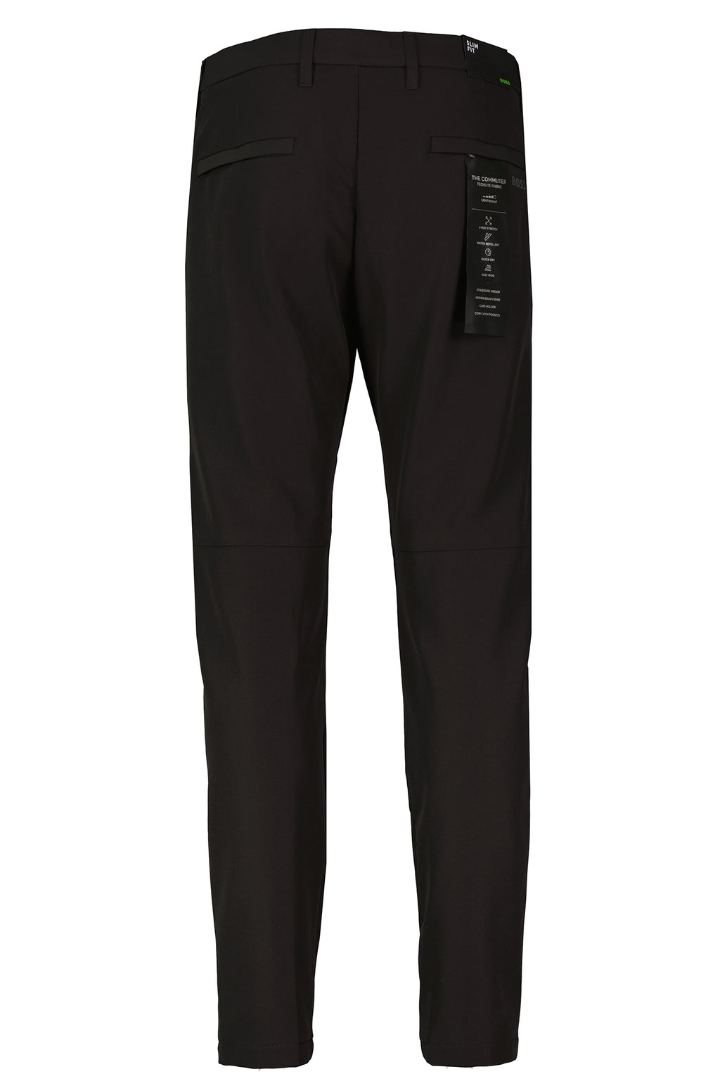Mens BOSS Green T_Commuter Slim Black Trouser - image 3