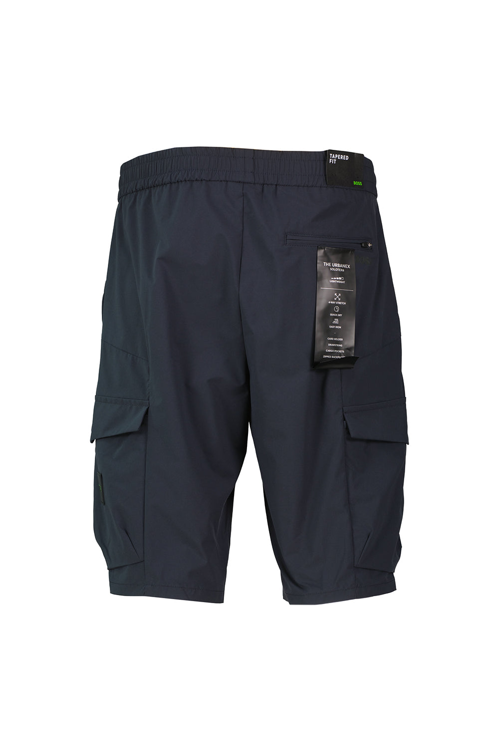 Mens BOSS Green S_Urbanex-Cargo Dark Blue Tapered Fit Shorts - image 3